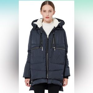 Orlay sz SM winter coat navy worn a few times but practically new